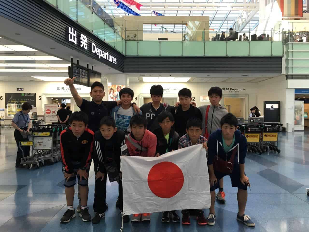 U15ソサイチ日本選抜シンガポール遠征 出発 海外サッカー留学ならユーロプラスへ