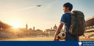 ユーロプラスがサポートする海外サッカー選手のピッチでの活躍風景